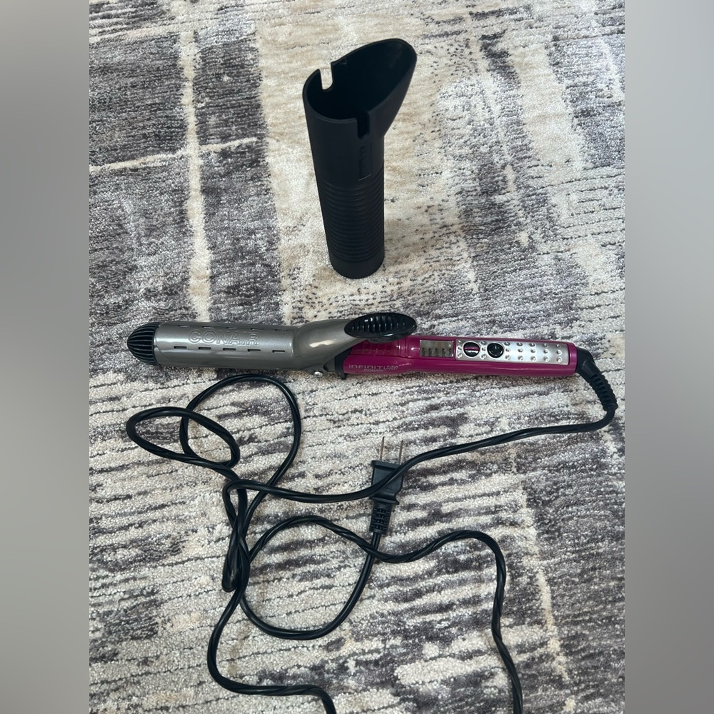 Conair Infiniti Pro Curling Iron - Pink and Silver